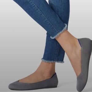 Rothy’s The Flat Charcoal Grey Round Toe EC 8.5
